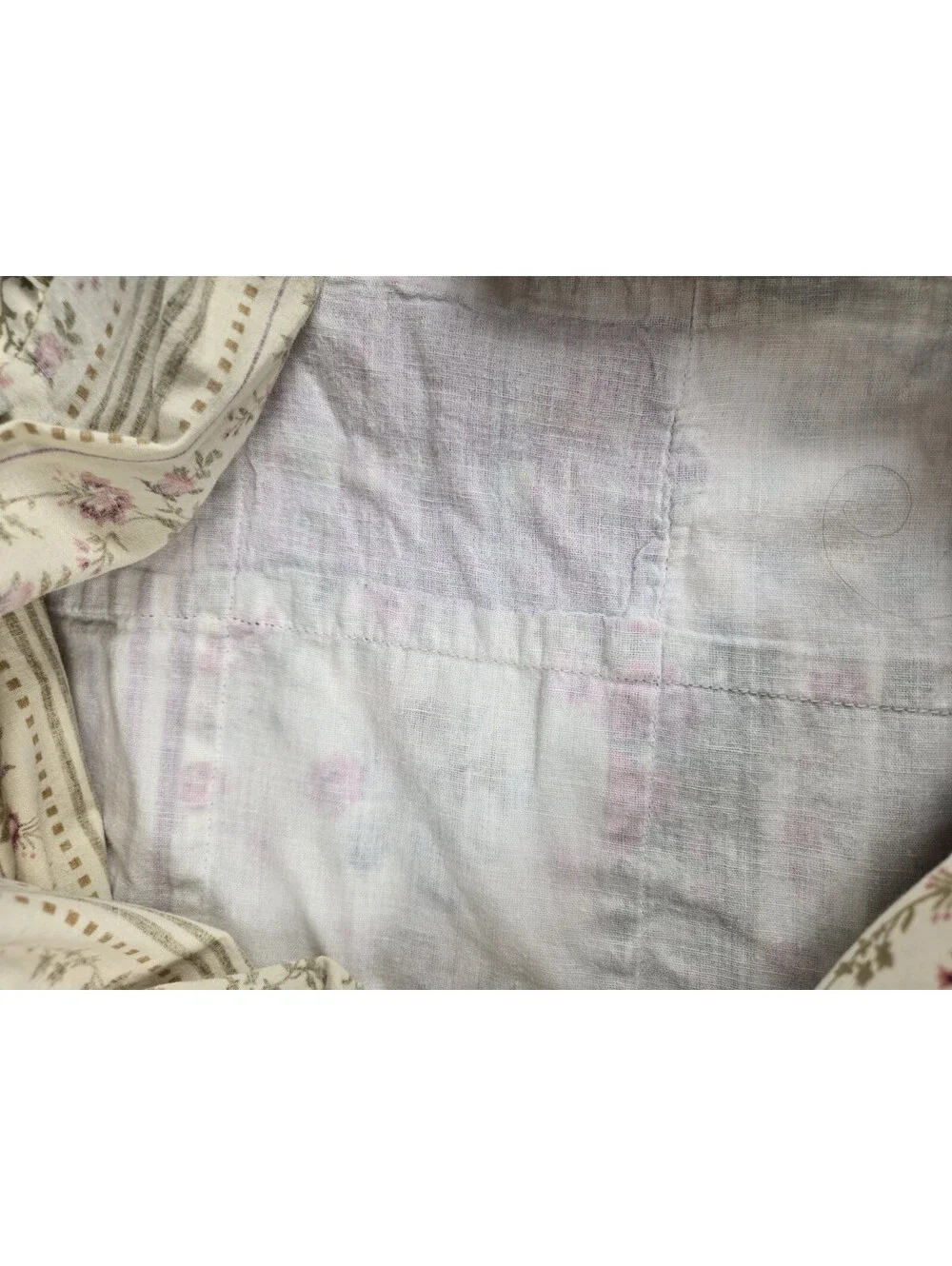 Pottery Barn Quilted Patchwork Pillowcases 25.5 X 33